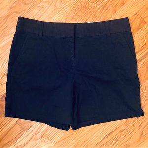 New LOFT 6 inch navy shorts size 10
